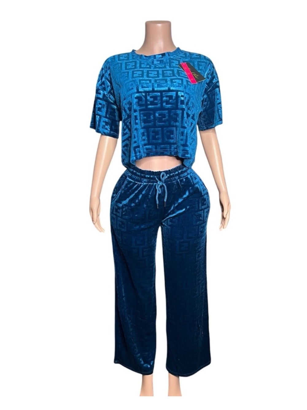 Inspired velour suit size S/M NWOT